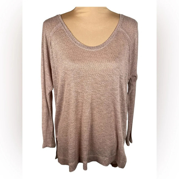 Free People Womens NWT Peony Oatmeal Hi-Lo 
Lightweight Casual Top Small - Picture 1 of 6